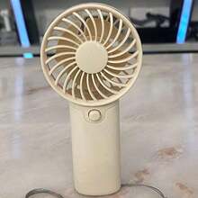 2025 Latest Portable Mini Handheld Fan - Lightweight, Battery-Powered (AAA) For Office, Travel, And Camping - Pink & White Options, Wearable Design (Batteries Not Included), Personal Cooling Device |    Mini Fans |   Durable Plastic Construction, Mini Handheld Fa - 藍色 - 查看 11