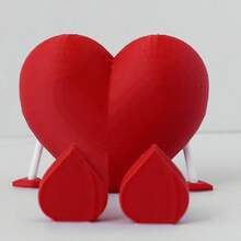 多色可调节活动心形摆件，模型摆件，适合作为情人节、生日、周年纪念礼物、房间装饰、家居装饰、情人节装饰品、家居微缩摆件 - 彩色 - 查看 7