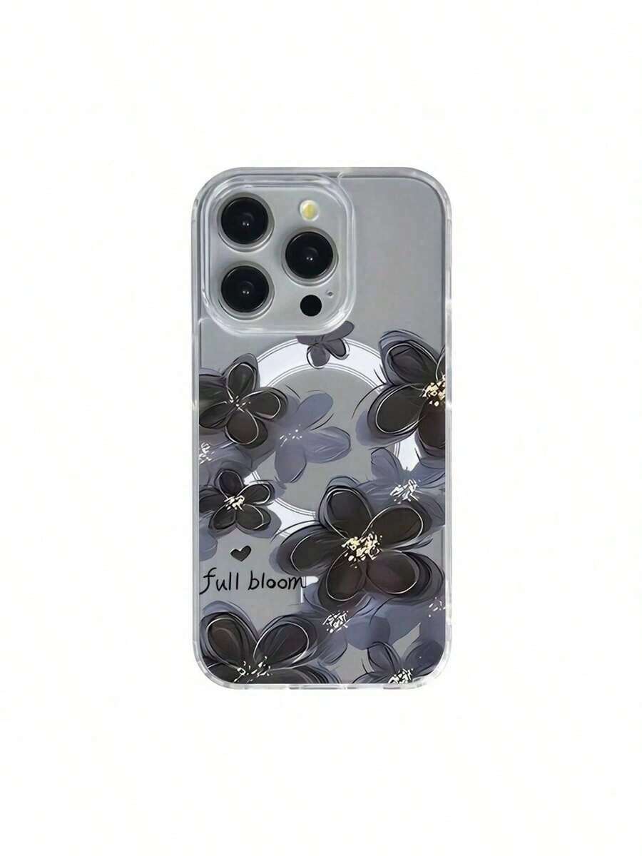 Para iPhone 16 Pro Max 15/14 PLUS 13/12/11 Pro Nuevo Estuche de Teléfono Móvil Magnético de Acrílico Transparente con Patrón Creativo y Moderno, Protección Antigolpes Estuche de Teléfono Móvil Transparente Clásico Mixto, Estuche de Protección de Alta Calidad para Hombres y Mujeres - transparente - Ver 1