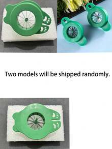 1/2 件装新款洋葱切片器，轻松将洋葱切成花形，将蔬菜切成细丝，厨房配件，厨房工具，厨房小工具 - 綠色 - 查看 7