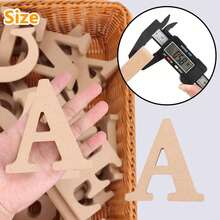 1 Stück 3D Holzbuchstabe für Tischplatte, weiße Blockbuchstaben für Dekor zum Aufstellen, Party Deko, A-Z Buchstaben, 3D Deko für Hochzeiten, Geburtstage und Zuhause, Sommer Geschenke Strand Schulmaterial Raumdekoration - Aprikosenfarben - Übersicht 5