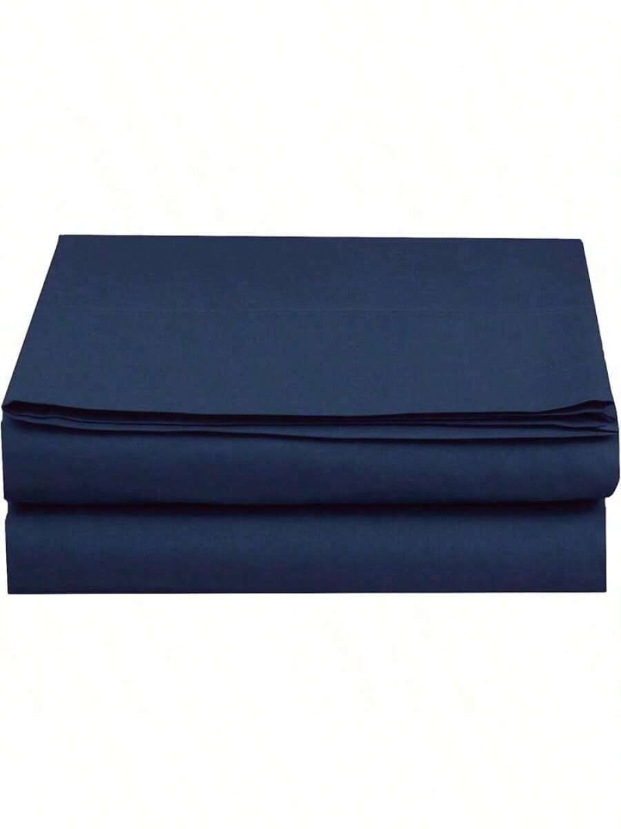 EstiloSáBana Bajera De Lujo- Alta Calidad, Elegante, CóModa, Sin Arrugas, 1500 Hilos, Calidad Egipcia, Gris, Doble, 1VersióN Mejorada - Azul marino - Ver 1