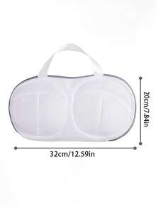 1pc Medium Size Lingerie Wash Bag, Mesh Design To Prevent Garment Deformation, With Filter Net, Convenient For Home Storage - Multicolor - View 7
