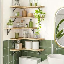 Floating Shelves For Wall - Light Burnt Color - View 8