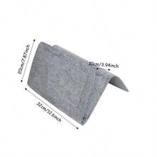 1个布艺床边沙发收纳袋，多口袋设计，可水洗，悬挂式收纳，适用于卧室、宿舍、客厅，可作为沙发挂袋、床边收纳袋，存放手机、iPad、充电器、杂志、眼镜、遥控器和其他日常用品，情人节礼物、情人节装饰品、复活节礼物。 - 多色 - 查看 7