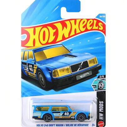  Hot Wheels 2026D Batch Volvo 240 Kombi Leksaksbil, Traffic-serien Gjuten Metallbil Leksak För Pojkar