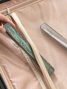 Glacier Pattern Frosted Toothbrush Holder & Rinse Cup, Dust-Proof And Leak-Proof Design, Can Hold Toothpaste, Toothbrush And Accessories - Multicolor - View 2