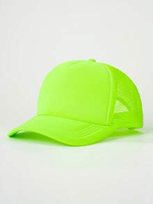 1顶/3顶纯色休闲网眼透气棒球帽，户外防晒休闲帽，适合旅行、海滩、度假，时尚百搭Y2K风格男女通用遮阳帽 - 彩色 - 查看 13