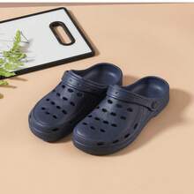 Sabots pour hommes - bleu indigo - Voir 6