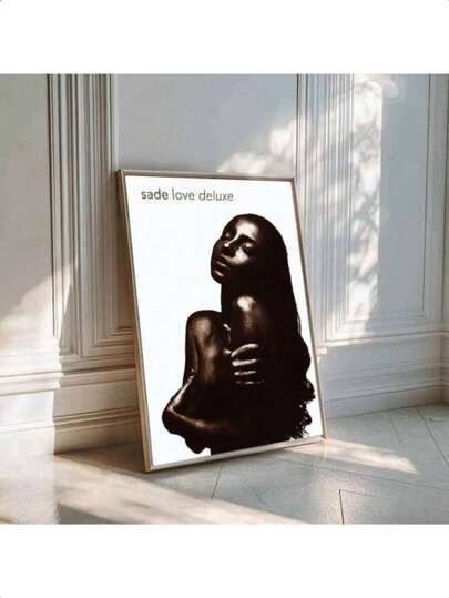 1 Pieza Pintura de pared de lujo Sade Love, Música de jazz enérgica, Decoración de habitación para fiesta de soltero de moda, Estética de estilo universitario, Impresión de póster retro del álbum pop de los 90, Pintura de lienzo minimalista, Adecuado para decoración del hogar, carros de bar, cafeterías, terrazas, regalos de cumpleaños, salas de estar, dormitorios, oficinas en el hogar, decoración de baños, regalo perfecto para amigos, decoración de pared, sin marco