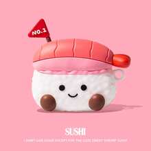 Funda bonita de dibujos animados de Sushi 3D para AirPods 4 2024, funda para auriculares inalámbricos Bluetooth para AirPods 3 2 1, caja de carga para AirPods Pro 2 - Montaña de nieve - Ver 9