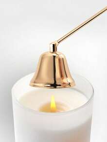 4pcs Candle Snuffer Tool Set: Candle Snuffer, Candle Wick Trimmer, Candle Snuffer Cover, Candle Snuffer Hook, Stainless Steel Candle Tray - Multicolor - View 3