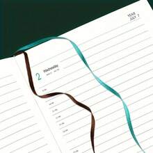 2026 Schedule Planner - Appointment Book, Calendar Organizer, Black, Daily, Monthly, And Weekly Notebook, Hardcover + Extra-Thick Paper, 400 Pages, Suitable For School And Office Scheduling - 紫色 - 查看 5