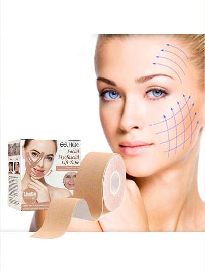 1pc Face Care Bandage - Breathable Design, Shapes V-Line Chin, Gentle Skin Care