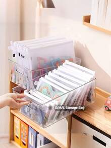 6pcs Transparent Mesh Zipper File Folders, Office Mesh Document Organizer Bags, Waterproof Nylon Mesh Zipper Pouches - Multifunctional File Folders And Pen Organizer Bags, Suitable For School And Office Supplies, White