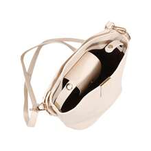 女士PU皮手提包，休闲托特包，女士斜挎单肩包，品牌设计女士手提包 - 彩色 - 查看 9