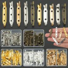 45pcs/Box DIY Brooch Making Kit, Includes 25pcs (30mm) Brooches And 20pcs (35mm) Brooches, Metal Brooch Pins With Safety Lock, Suitable For DIY Jewelry Making, Badges, Sewing And Crafting, Compatible With Beads, Buttons, Emblems - Brooch - View 8