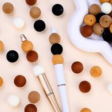 20 hạt acrylic tròn nhiều màu sắc 16mm, thích hợp để tự làm trang sức như vòng tay, dây chuyền, bông tai, hoặc dùng làm phụ kiện. - Nhiều màu - Xem 4