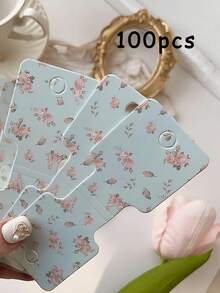 20/50/100 tấm thẻ trưng bày trang sức hoa hồng và vàng, thích hợp cho bộ dụng cụ làm vòng cổ, vòng tay, lưu trữ trang sức, thẻ trưng bày cửa hàng bán lẻ, đồ dùng cho doanh nghiệp nhỏ. - Nhiều màu - Xem 12