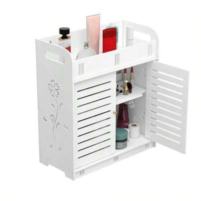 GAESHOW Armario de baño Pared closet de Almacenamiento sobre el Inodoro Gabinete para Baño closet de baño montado en la Pared para baño Sala de Estar Cuarto de Lavado y Cocina Blanco