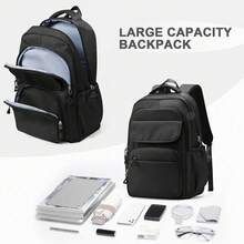 Large Capacity Laptop Backpack, Water Resistant Multi-Pocket Travel Backpack, Lightweight Casual Daypack Fits 15.6" Notebook, Durable Rucksack For Work, School, Commute & Travel For Men & Women - Multicolor - View 2