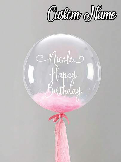 1 بالون شفاف مخصص، بالون عيد ميلاد شخصي، بالون فقاعة شفاف مخصص بالاسم، صمم بالونك الخاص لعيد الميلاد، ملصق بالون شخصي، بالون فقاعة شفاف، بالون نفاخ شفاف، ديكور حفلة زفاف وعيد ميلاد، ملصق بالون، بالون شخصي وملصق فينيل