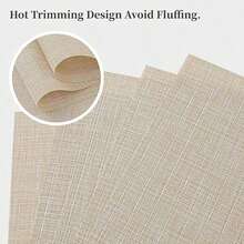 4pcs/1pc Beige Placemats - Heat Resistant, Non-Slip, Washable, Durable PVC Woven Dining Table Mats
