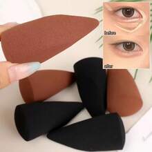 3件套化妆海绵，多形状非乳胶斜角水滴形美妆蛋，圆筒包装，三合一化妆海绵，化妆品，价格实惠，房间装饰，梳妆台，化妆配件，粉扑，美妆蛋，散粉扑，化妆海绵，圣诞礼物，化妆品，化妆工具，价格实惠，礼物，女士礼物，圣诞礼物 - 彩色 - 查看 2