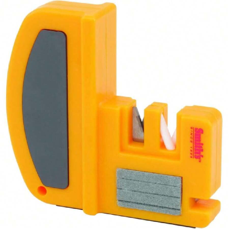 SMITH'S 50729 - Afilador de cuchillo y gancho, color amarillo,37570027 - Multicolor - Ver 1