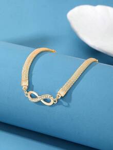 1 Pc Women's Octagonal Bracelet - Silver 2 - View 4