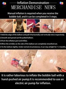 1 بالون شفاف مخصص، بالون عيد ميلاد شخصي، بالون فقاعة شفاف مخصص بالاسم، صمم بالونك الخاص لعيد الميلاد، ملصق بالون شخصي، بالون فقاعة شفاف، بالون نفاخ شفاف، ديكور حفلة زفاف وعيد ميلاد، ملصق بالون، بالون شخصي وملصق فينيل - متعدد الألوان - مشاهدة 4