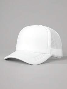 1顶/3顶纯色休闲网眼透气棒球帽，户外防晒休闲帽，适合旅行、海滩、度假，时尚百搭Y2K风格男女通用遮阳帽 - 彩色 - 查看 29