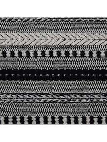 EstiloTendenciaDII Farmhouse - Camino De Mesa Trenzado A Rayas, 15 X 72 Pulgadas, Color Azul Lavado A La PiedraCalidad PremiumVersióN Mejorada - Negro - Ver 4