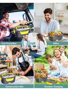 Lunch Box Sets - Grayish-yellow - View 3