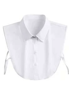1pc Detachable Fake Collar, Men's Half Shirt Collar, Fashionable Accessory - Multicolor - View 8