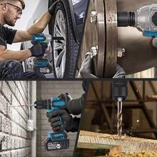 CASALIVA Paquete de 1 baterías compatibles con iones de litio de 21V y 15.0Ah, Duraderas para Taladro Impacto Y Llave Inalámbrico, Excelentes para uso doméstico y profesional - Tipo de Enchufe A USA (110-127V) - Ver 4