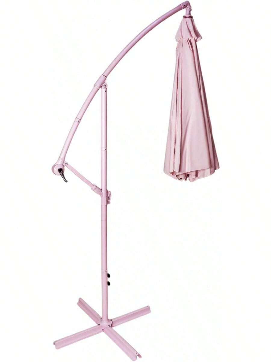 JARDIMEX Sombrilla Premium de Lujo Jardin Exterior Moderna Lateral Diametro 2.9 Metros para Patio Terreza Aire Libre Camping Playa Alberca Poteccion Impermeable Estructura Acero (Rosa) - verde menta - Ver 1