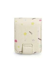 SANRIO Túi đựng son dưỡng môi có gương - Túi du lịch dễ thương, cũng là món quà tình bạn dành cho các bạn nữ sinh viên (mùa tốt nghiệp). Thiết kế có thể gập lại, họa tiết ngộ nghĩnh và đáng yêu, túi đựng đồ trang điểm và son dưỡng môi lý tưởng | Phụ kiện thú vị | Khóa kéo bền chắc, phù hợp để kết hợp với các sản phẩm khác. - Nhiều màu - Xem 8
