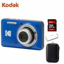 Kodak FZ55 高畫質相機 1635萬畫素 1080P 5倍光學鏡頭 28mm拍攝 2.7吋螢幕 適合日常攝影與旅遊紀錄 藍色套裝 - 藍色套裝 - 查看 8
