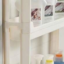 Wall Mounted Storage Rack No Drilling Required Multi-Function Shelf For Kitchen Spice Bottles And Utensils - Multicolor - View 11