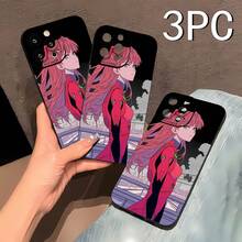 Funda de teléfono con efecto espejo de  de Anime, inspirada en acción dinámica y un diseño elegante. Perfectamente compatible con  17,  16 Pro Max,  15 Pro Max,  13 y  12. Fabricada con TPU resistente para una protección superior contra golpes y caídas. Regalo ideal para fans, fiestas, parejas o cualquier ocasión especial. Luce a tu personaje favorito mientras mantienes tu teléfono  y con estilo. - Negro - Ver 3