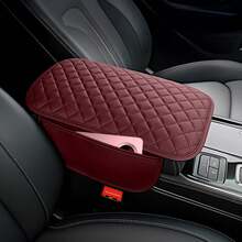 Car Middle Center Console Cover With 2 Storage, Car Booster Pack,Universal Microfiber Leather Car Armrest Cover Cushion For For Most Vehicles, Memory Foam Comfort Stylish Leather Scratch-Resistant Car Armrest Box, Thickened Upgraded Pink Car Acessesories Car Essentials Car Armrest Box Booster Pad Car Crash Pad - Nhiều màu - Xem 12
