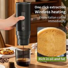 Wireless Portable Capsule Coffee Machine, Fully Automatic Espresso Coffee Pump Extraction, Wireless Heating Extraction, Suitable For Espresso, With Heating Function - Multicolor - View 4