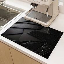 1pc Heat Resistant Protective Cover, Non-Slip & Scratch-Resistant Polyester Surface, Easy To Clean, Suitable For Kitchen, Washing Machine, Dryer, Stove Cover, Home Appliance Accessories, Modern Kitchen Utensils, With Anti-Slip Texture. - Multicolor - View 4