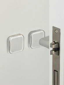 门挡墙面保护垫，6 件装硅胶门把手墙面保护垫，带强力自粘背胶，升级加厚可重复使用门挡 - 理想的墙面保护垫和降噪垫，生日毕业最佳礼物