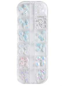 Summer Ocean DIY Nail Art Decorations - Acrylic Beads And Pendants, Including Dolphin, Starfish, Shell And Mermaid Tail Patterns, Suitable For Nail Art, Resin Jewelry, Lip Gloss And Phone Case Decoration Nails - Multicolor - View 10