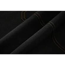 1Pc Chef Aprons For Men Women With Large Pockets, Cotton Canvas Cross Back Adjustable Cooking Kitchen Work Waterproof Bib Apron Black - Black Canvas Apron - View 7