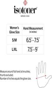 Isotoner Women &Amp; Men Arthritis Compression Rheumatoid Pain Relief Gloves For Joint Support With Open_Full Finger Design - MàuE - Xem 2