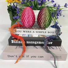 5pcs 3D Printed Dragon Egg Set With Chinese Dragons Inside - Vibrant Multicolor Eggshells, Perfect For Home Decor, Party Gatherings, 3d Printed Fidget Toys,Miniature Things,Valentines Gifts,Party Favors,Party Supplies Gifts,Easter Egg Gifts - 1 Set (5 Pieces) - View 6