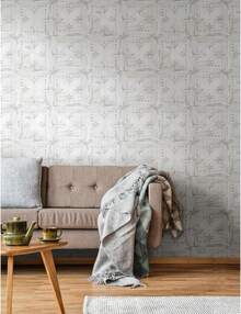 Papel pintado para pared, diseño de azulejo - cobre - Ver 5